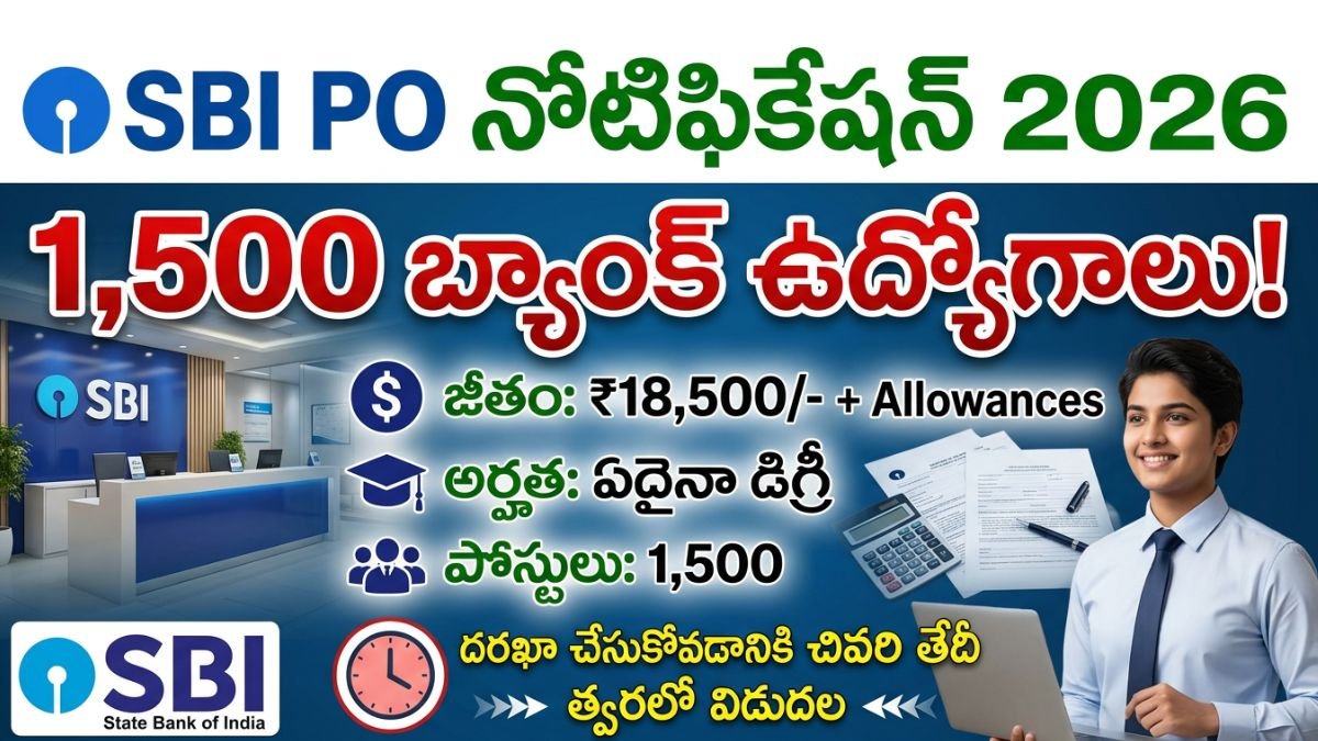 SBI PO Recruitment 2026