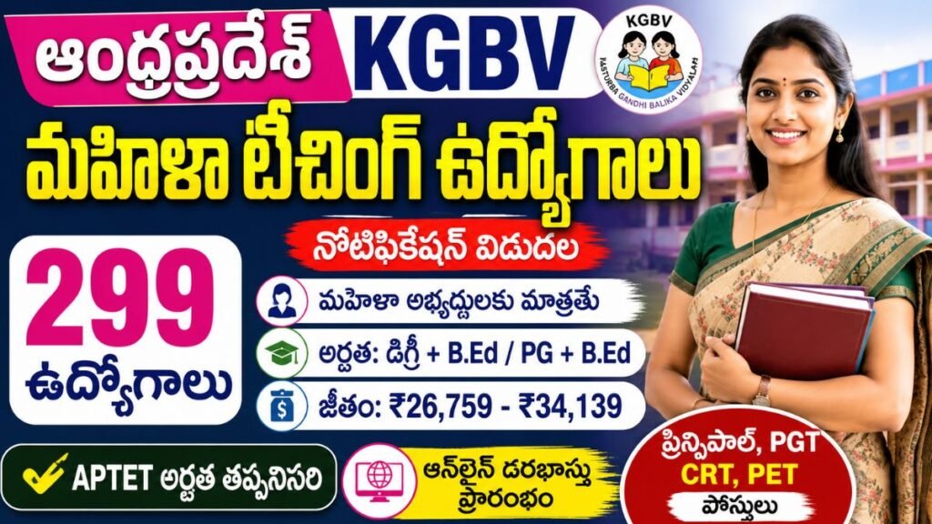 AP KGBV Recruitment 2026
